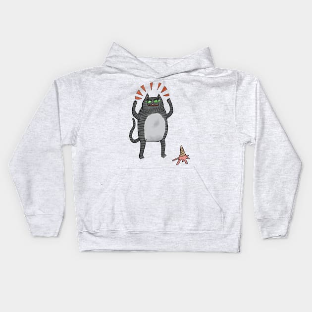Aw, Heck Kids Hoodie by famousdinosaurs